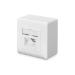 Digitus CAT 6, Class E, wall outlet, shielded, surface mount