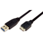 LogiLink 3m USB 3.0 USB cable USB 3.2 Gen 1 (3.1 Gen 1) USB A Micro-USB B Black