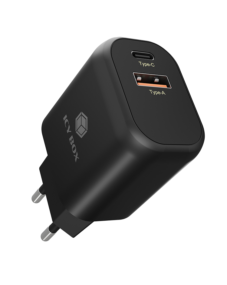 Image of ICY BOX IB-PS102-PD Universal Black AC Fast charging Indoor