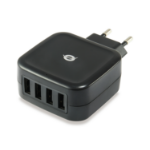 Conceptronic ALTHEA04B mobile device charger Black Indoor