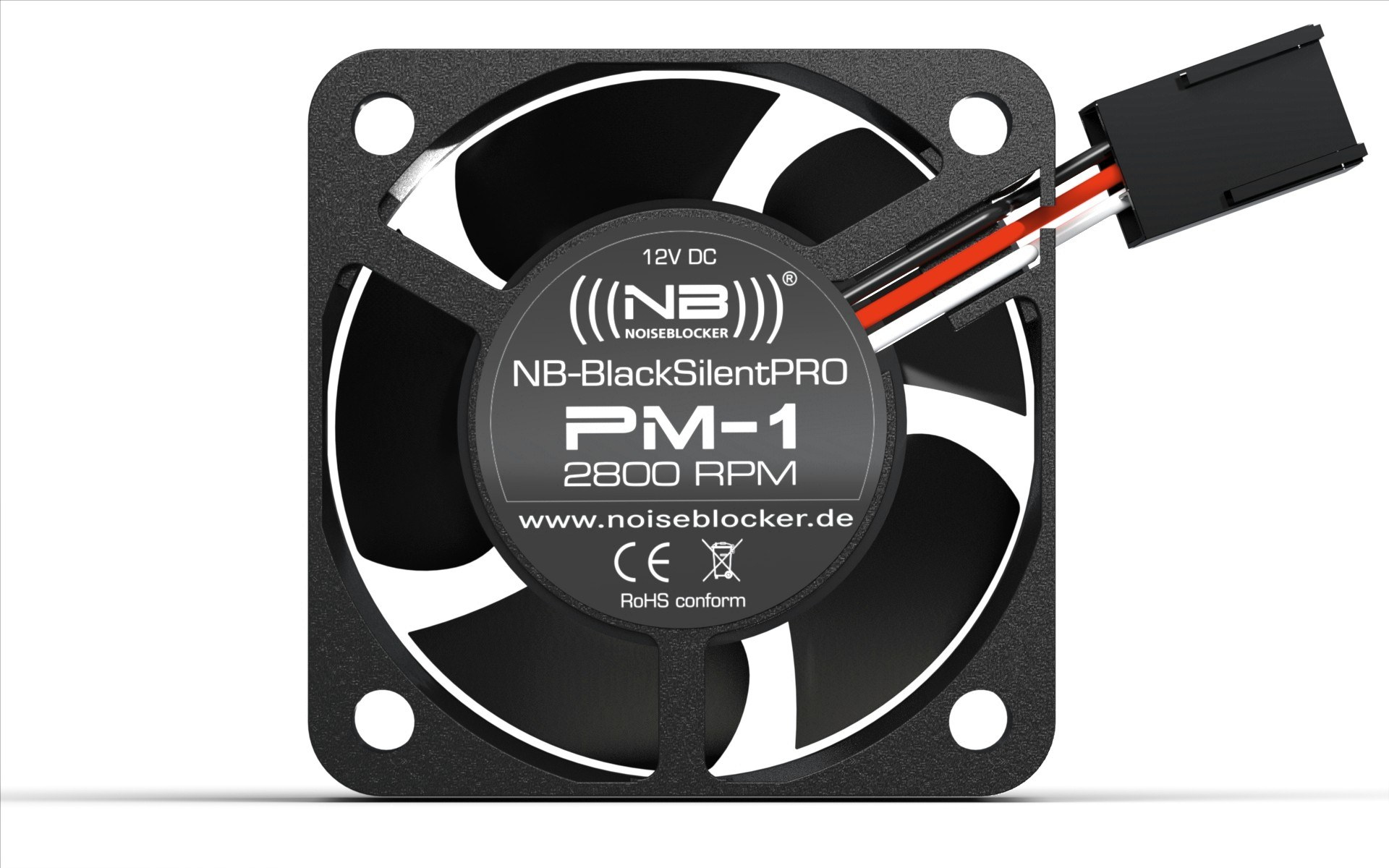 Noiseblocker BlackSilentPro PM-2 Computer case Fan 4 cm Black