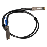 Mikrotik DDQ+DA0001 InfiniBand/fibre optic cable 1 m QSFP-DD DAC Black