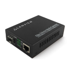 Lanview LVN-MED-SFP-1000BASE-X network media converter Multi-mode Black