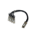 ATGBICS AT-QSFP-4SFP10G-3CU-C InfiniBand/fibre optic cable 3 m QSFP+ 4x SFP+ Twinax Black