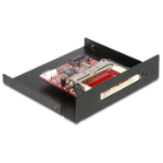 DeLOCK SATA Card Reader geheugenkaartlezer Zwart