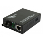 ALLNET ALL-MC107-ST-MM netwerk media converter 100 Mbit/s Multimode Zwart