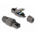 DeLOCK RJ45 plug Cat.8.1 STP toolfree