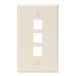 Leviton 41080-3TP wall plate/switch cover Almond