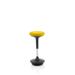 Dynamic KCUP1552 saddle chair Padded seat Yellow Fabric Black 1 pc(s)