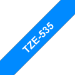 Brother TZE-535 DirectLabel white on blue Laminat 12mm x 8m for Brother P-Touch TZ 3.5-18mm/6-12mm/6-18mm/6-24mm/6-36mm