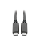 Tripp Lite U420-006 USB-C Cable (M/M) - USB 3.2, Gen 1 (5 Gbps), Thunderbolt 3 Compatible, 6 ft. (1.83 m)