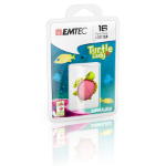 Emtec Turtle Lady USB flash drive 16 GB USB Type-A 2.0 Green, Pink