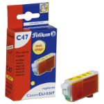 Pelikan 4106636/C47 Ink cartridge yellow, 710 pages ISO/IEC 24711 9ml (replaces Canon CLI-526Y) for Canon Pixma IP 4850/MG 5350/MG 6150/MG 6250/MX 885
