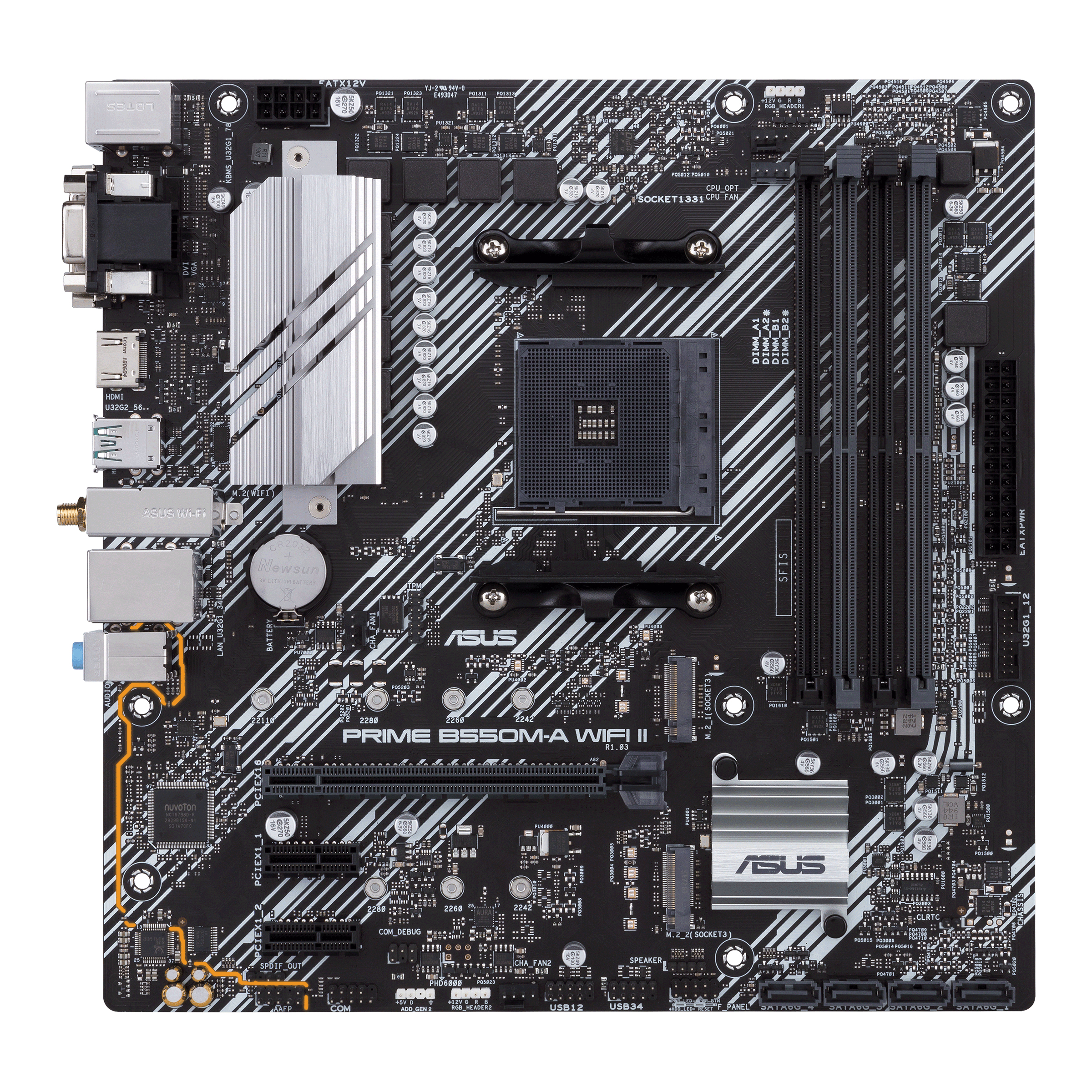 Image of ASUS PRIME B550M-A WIFI II AMD B550 Socket AM4 micro ATX