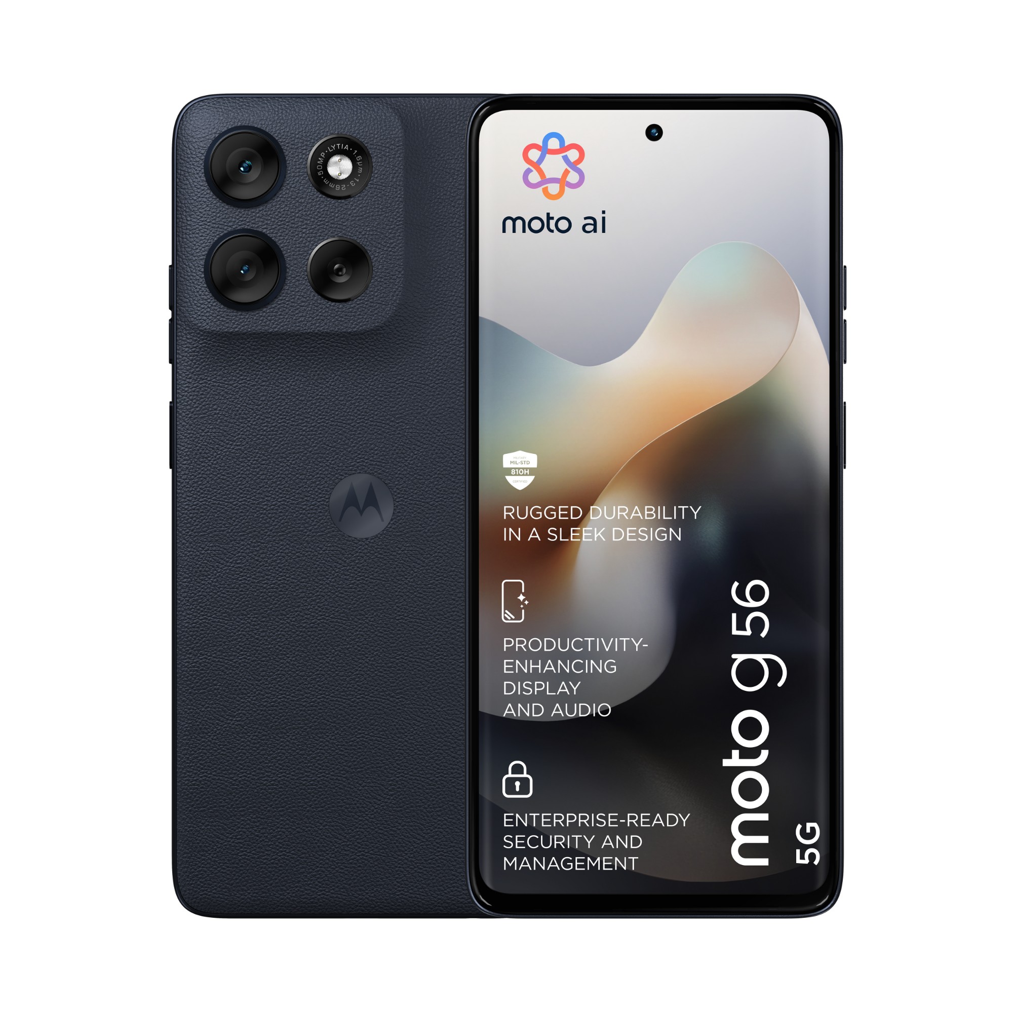 Motorola moto g56 5G 17.1 cm (6.72") Hybrid Dual SIM Android 15 USB Type-C 8 GB 256 GB 5200 mAh Black