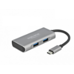 DeLOCK External USB 10 Gbps USB Type-C Hub with 3 x USB Type-A and 1 x USB Type-C