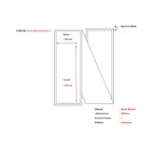 Capture SHIPLABEL105X220-FF printeretiket Wit