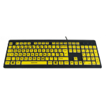 Ceratech Accuratus Rainbow 2 USB High Visibility Keyboard with Extra Large Keys For Early Learning & Visual Impairment.