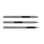 XtremeMac XWH-STY-83 stylus pen Black, Silver