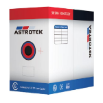 Astrotek CAT6 UTP Cable 305m Roll - Orange Full 0.55mm Copper Solid Wire Ethernet LAN Network 23AWG 0.55cu 2x4p LSZH Jacket