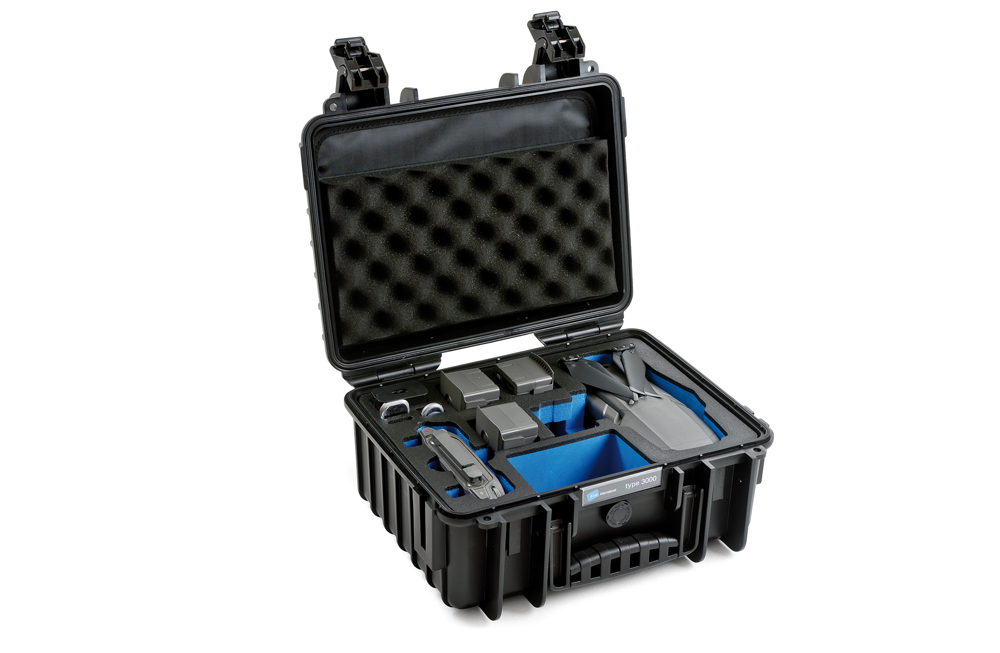 B&W 3000/B/MAVIC2V2 camera drone case Hard case Black Polypropylen