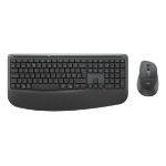 Logitech Signature Comfort Plus Combo MK880 for Business keyboard Mouse included Office RF Wireless + Bluetooth QWERTY Danish, Norwegian, Swedish, Finnish Graphite