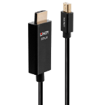 Lindy 1m Active Mini DisplayPort to HDMI Cable with HDR