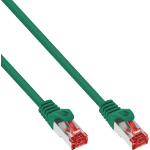 InLine Patch Cable S/FTP PiMF Cat.6 250MHz PVC CCA green 3m