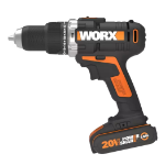 WORX WX372 drill 1800 RPM Keyless 1.65 kg Black, Orange, Silver