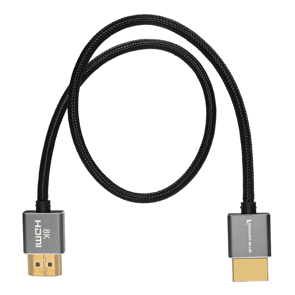 Kondor Blue KB-HDMI2.1-BK HDMI cable 0.43 m HDMI Type A (Standard) Black