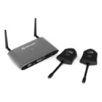 Kindermann KLICK & SHOW K-42UC Kit, Wireless Presentation System with 2 USB-C WIFI transmitters