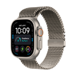 Apple Watch Ultra 4 GPS + Cellular 49mm Natural Titanium Case with Natural Titanium Milanese Loop - S