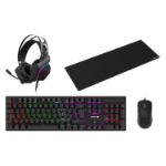 GAMEMAX Pulse 4in1 Mechanical Keyboard Mouse Mousepad & Headset Combo