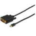 Microconnect MDPDVI1B video cable adapter 1 m Mini DisplayPort DVI-D Black