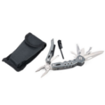 TROIKA TOL45/GY multi tool pliers Keychain 14 tools Grey