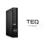 Teqcycle DELL OptiPlex 7090 Micro Intel® Core™ i5 i5-11400T 16 GB DDR4-SDRAM 256 GB SSD Windows 11 Pro MFF Mini PC Black