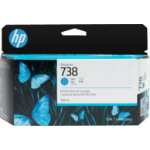 HP 498N5A/738 Ink cartridge cyan 130ml for HP DesignJet T 850