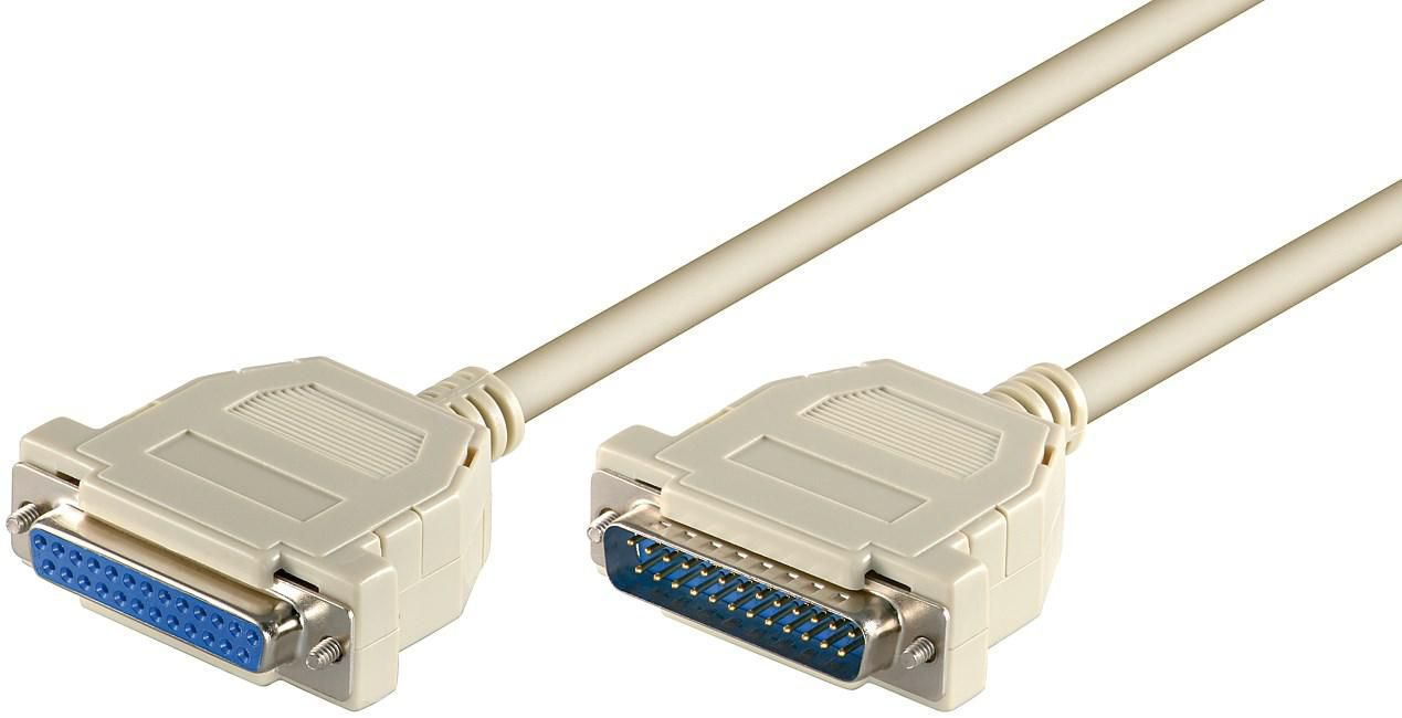 Image of Microconnect MODGR3 serial cable White 3 m DB-25