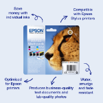 Epson C13T07114012/T0711 Ink cartridge black, 245 pages ISO/IEC 19752 7,4ml for Epson Stylus BX 310/600/D 120/D 78/S 20