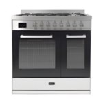 Tesla 90cm Dual Fuel Range Cooker - Stainless Steel