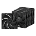ARCTIC P14 Pro PST - 5 Pack 140 mm PWM Fan with Cable Splitter