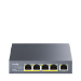 Cudy GS1005P nätverksswitchar Gigabit Ethernet (10/100/1000) Strömförsörjning via Ethernet (PoE) stöd Grå