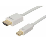 FDL 2M MINI DISPLAYPORT TO HDMI CABLE M-M