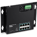 Trendnet TI-PG102F network switch Gigabit Ethernet (10/100/1000) Power over Ethernet (PoE) Black