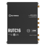 Teltonika RUTC16 draadloze router Gigabit Ethernet Dual-band (2.4 GHz / 5 GHz) 4G Zwart