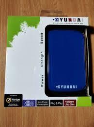 Image of Hyundai HS2 480GB Ext SSD USB-3 BLUE HUMMINGBIRD RETAIL