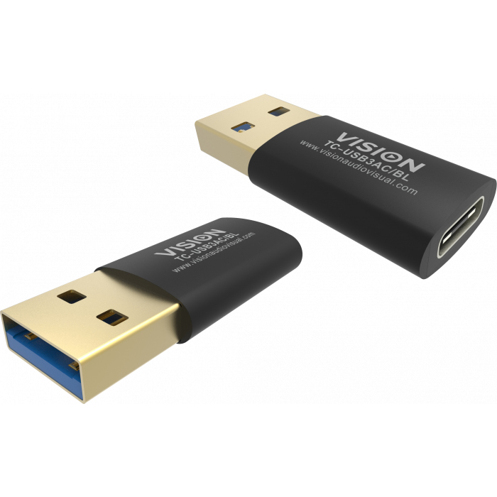Image of Vision TC-USB3AC/BL cable gender changer Black