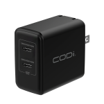 CODi WC045-2C mobile device charger Universal Black AC Indoor