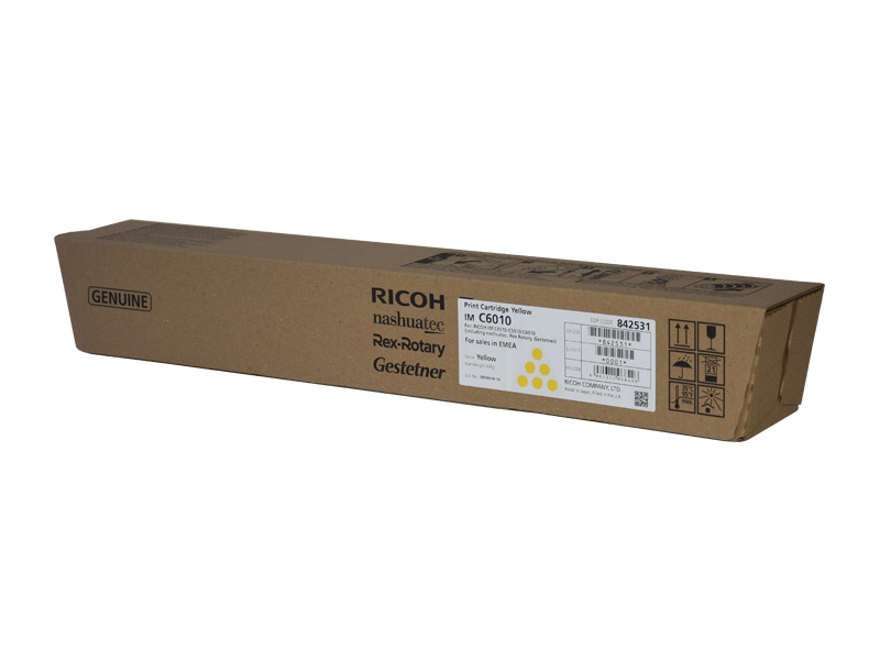 Image of Ricoh 842531 Toner-kit yellow, 28K pages ISO/IEC 19752 for Ricoh...