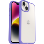 OtterBox React Case for iPhone 14, Shockproof, Drop proof, Ultra-Slim, Protective Thin Case, Tested to Military Standard, Antimicrobial Protection, Purplexing